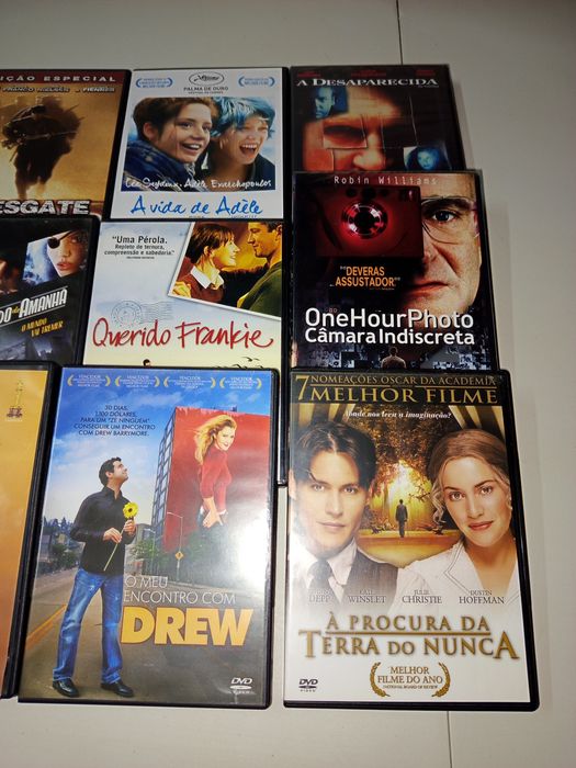 Vários dvd's, alguns sem estar abertos