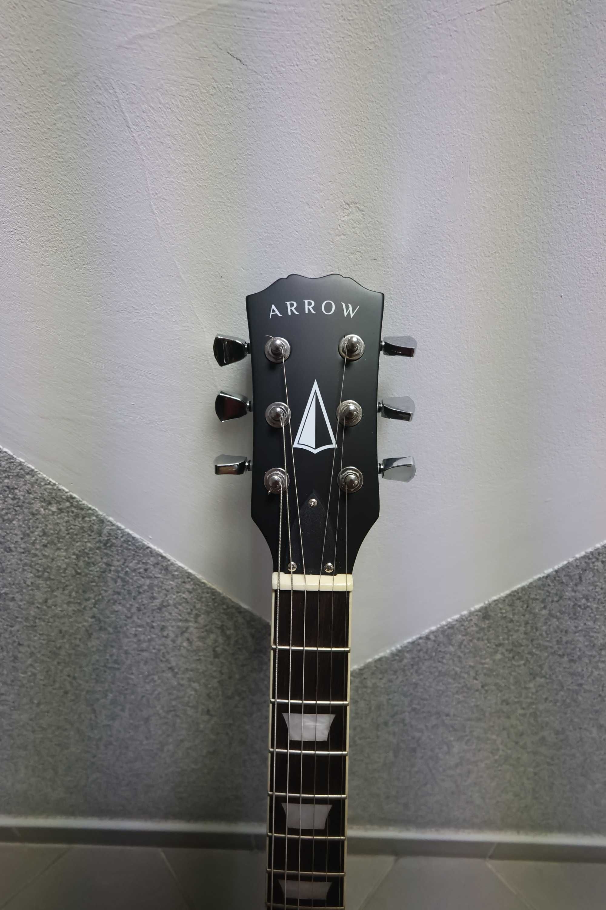 Arrow LP22 Active Night Black MAT – gitara elektryczna styl Les Paul