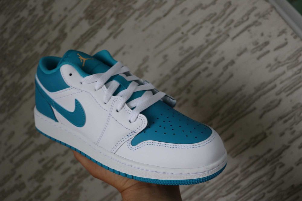 Nike Air Jordan 1 Low Celestial Gold Aquatone 40 *NOWE*