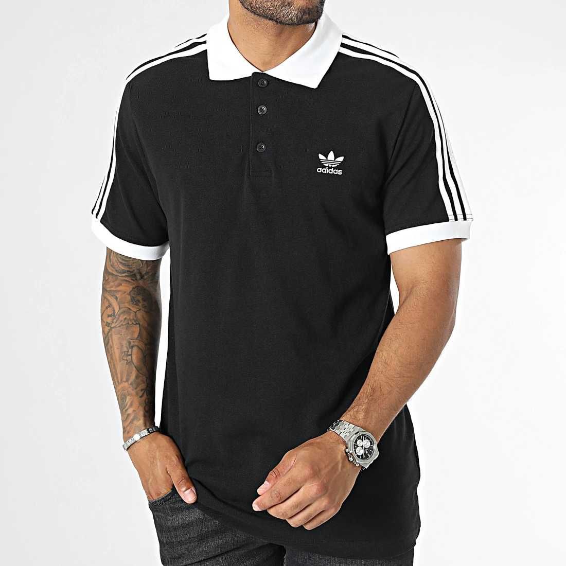 Поло ADIDAS ORIGINALS Polo Manches Courtes A Bandes 3 Stripes