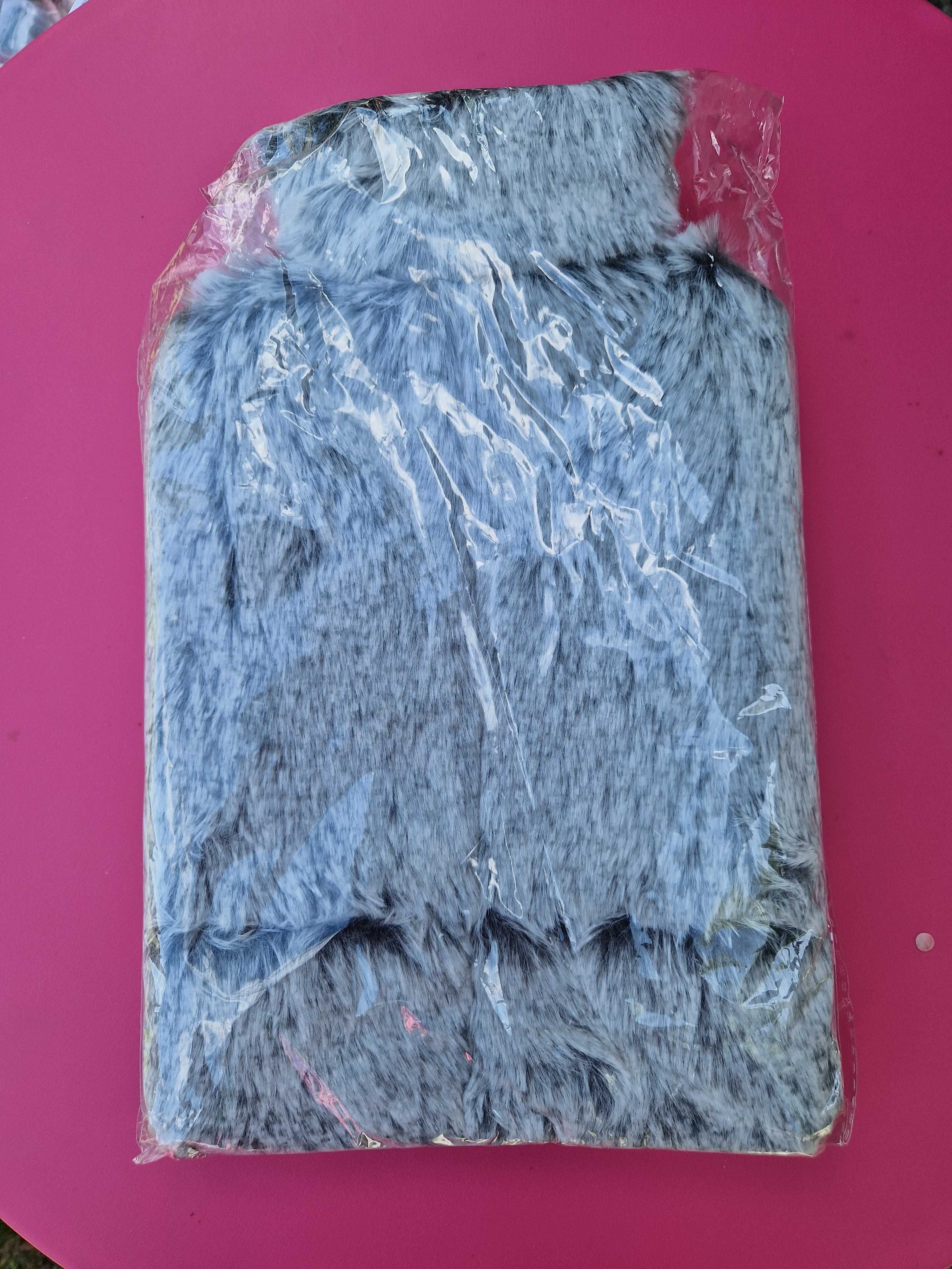 Duży futrzany termofor, 2l, idealny na prezent, nowy