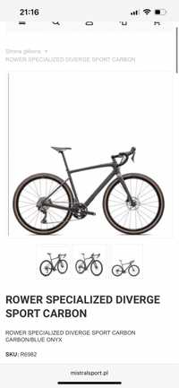 Specialized diverge sport carbon 54, 56, 58 nowy fvat gwarancja