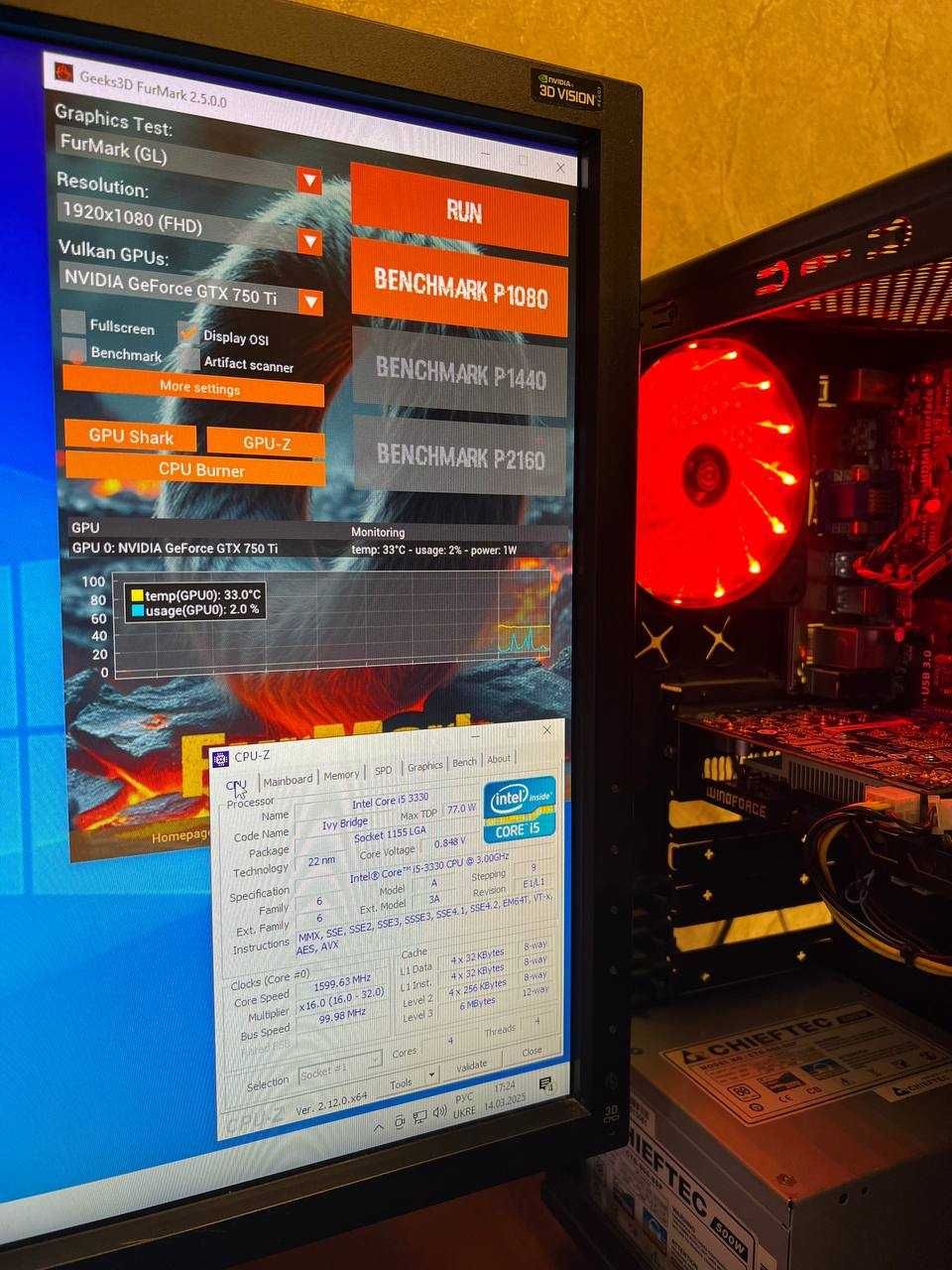 Игровой ПК комп'ютер GTX 750 TI Стационарный Системник 4 ядра / 32 ОЗУ