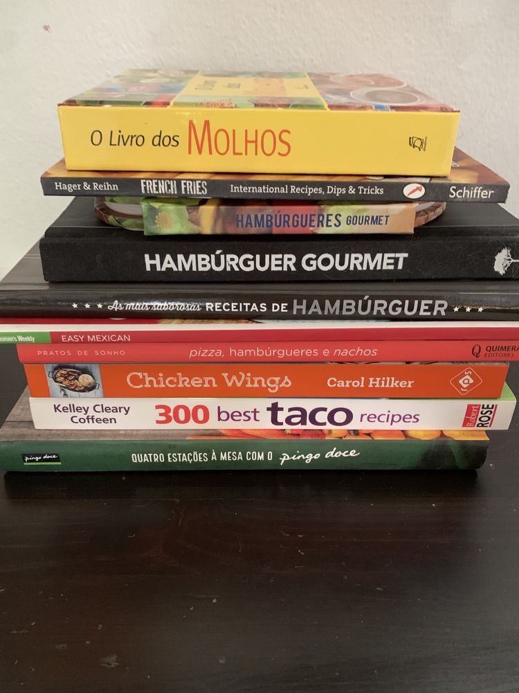 Livros de culinária receitas