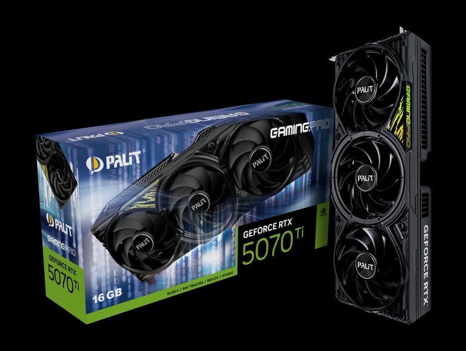 Продам GeForce RTX 5070ti 16Gb Gaming Pro OC от Palit