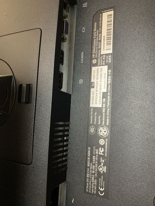 Monitor Hp Elite display E242