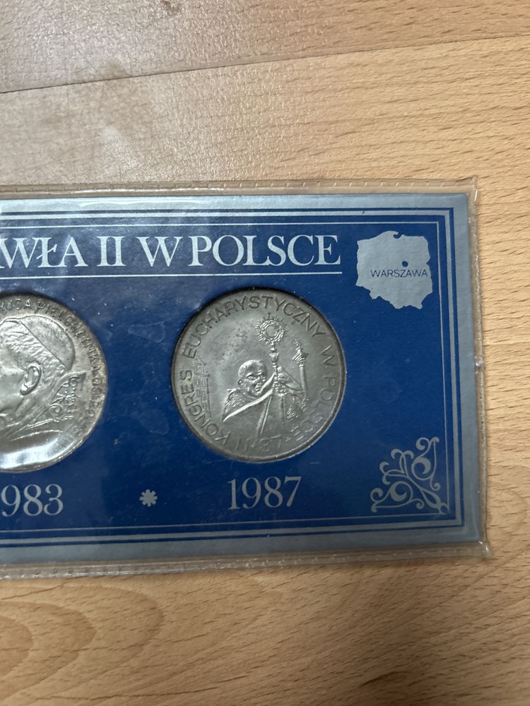 Monety z Wizyty Jana Pawła II w Polsce