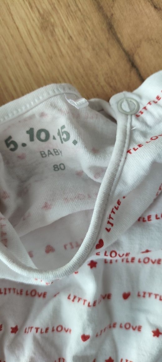 Rampersy dla dziewczynki 80 zestaw 2x