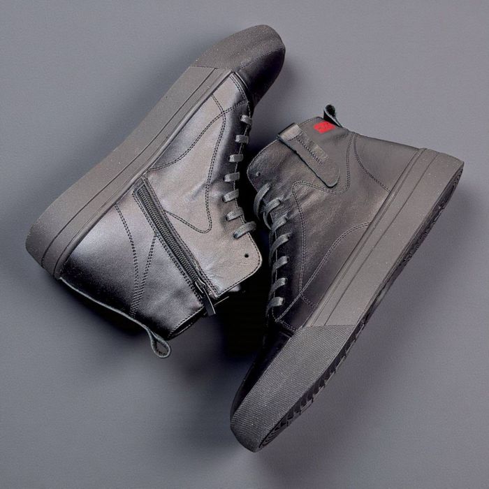 Теплі шкіряні черевики на байке Hugo, Calvin Klein, Baldinini