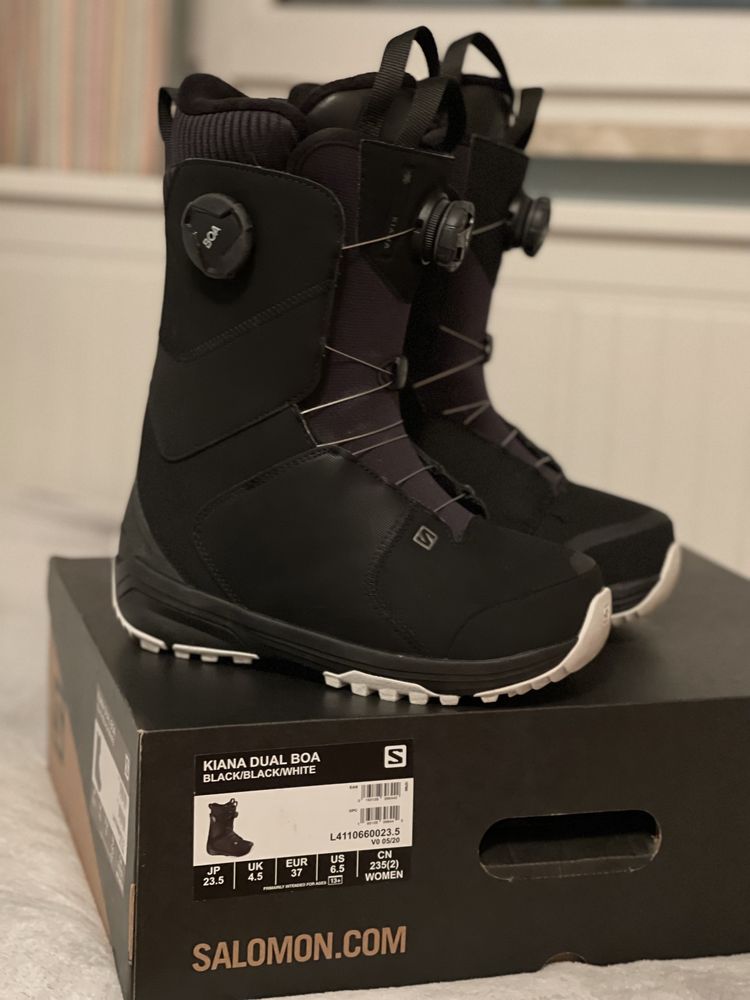 Buty snowboardowe Salomon Kiana Dual Boa r.37 użyte raz jak nowe