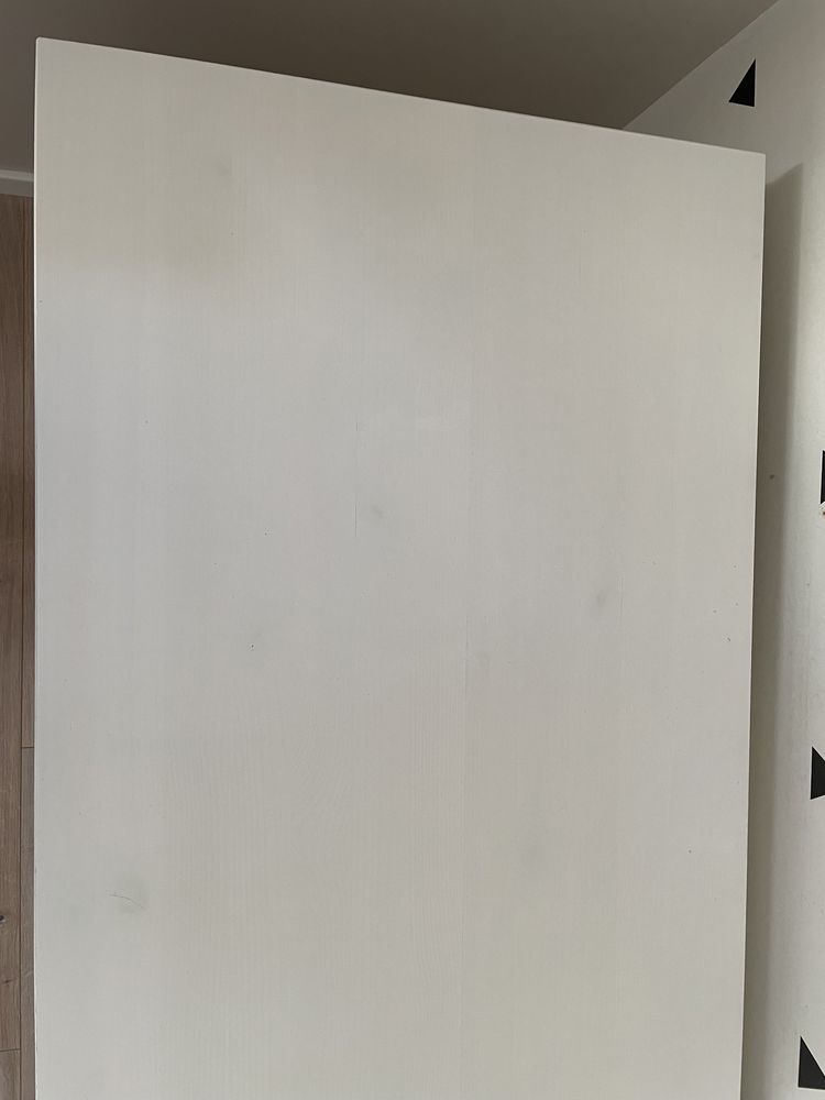 Biurko Ikea Hemnes, biała bejca, 120x55 cm