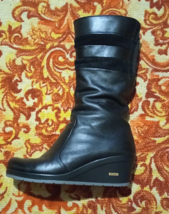 Сапоги натуральная кожа