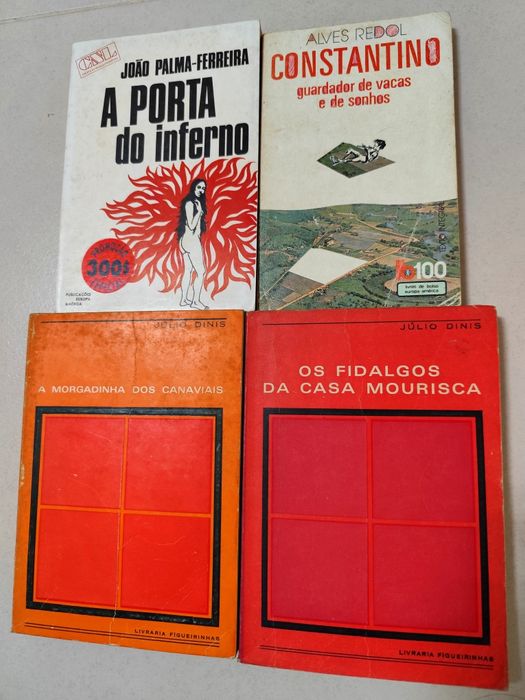 Livros antigos de autores Portugueses