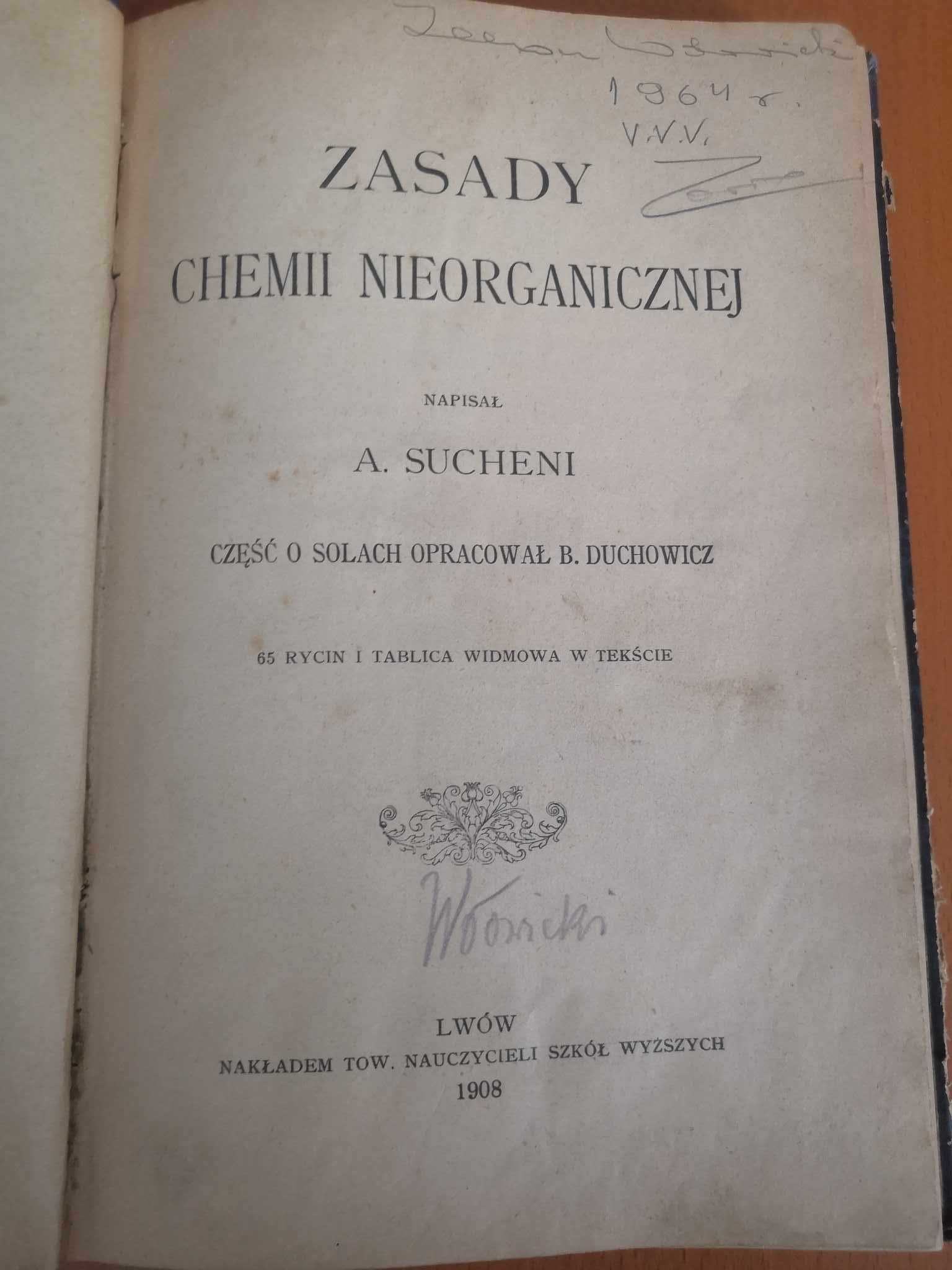 Zasady chemii nieorganicznej - A. Sucheni