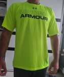 Koszulka na siłownię Under Armour L neonowy żółty