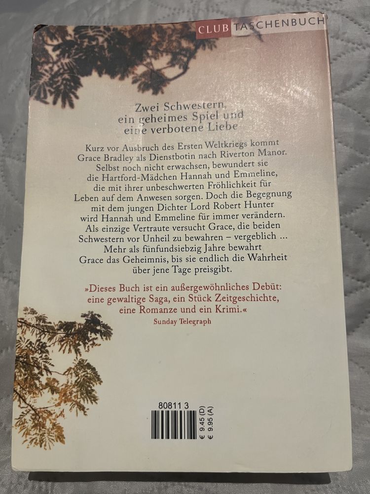 Kate Morton das geheime Spiel książka po niemiecku do czytania roman