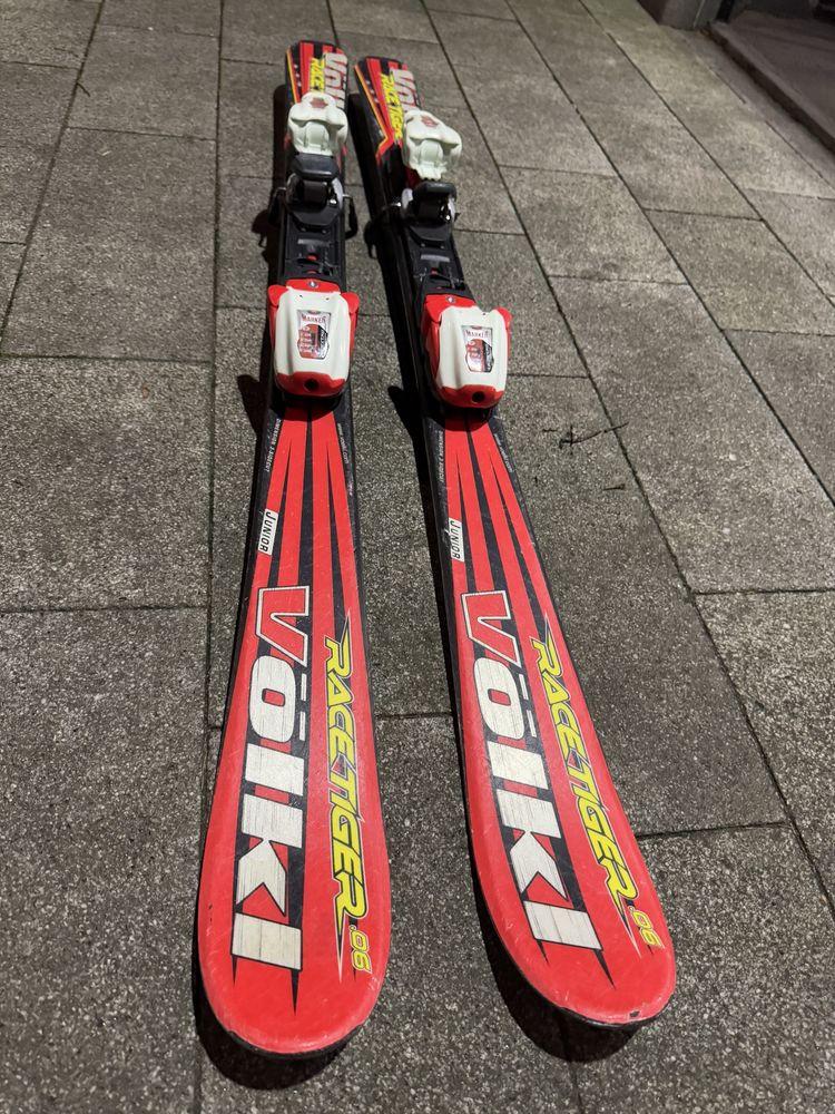 Narty dziecięce 120 cm Volkl + kijki gratis