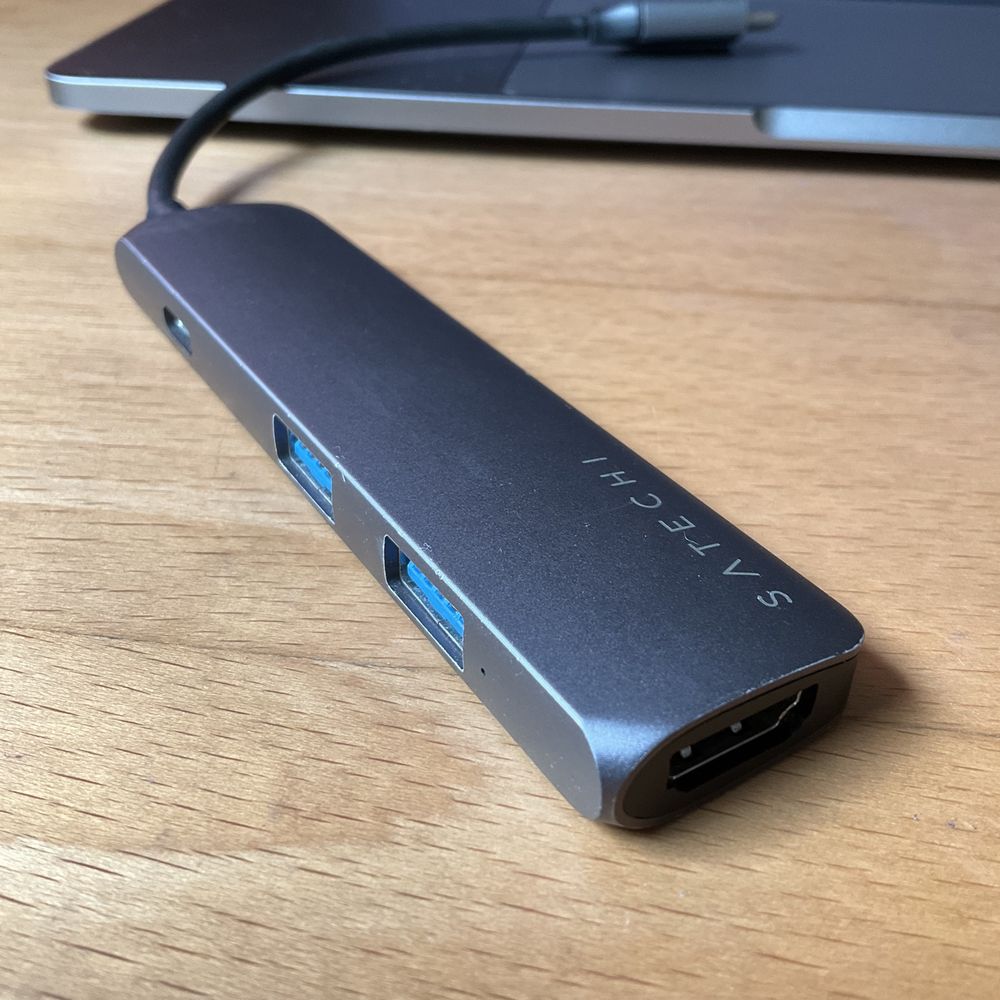 Adaptador Satechi de Alumínio Tipo-C Multiport 4K