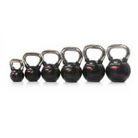 Kettlebells ogumowane z rączką chromowaną 28 kg