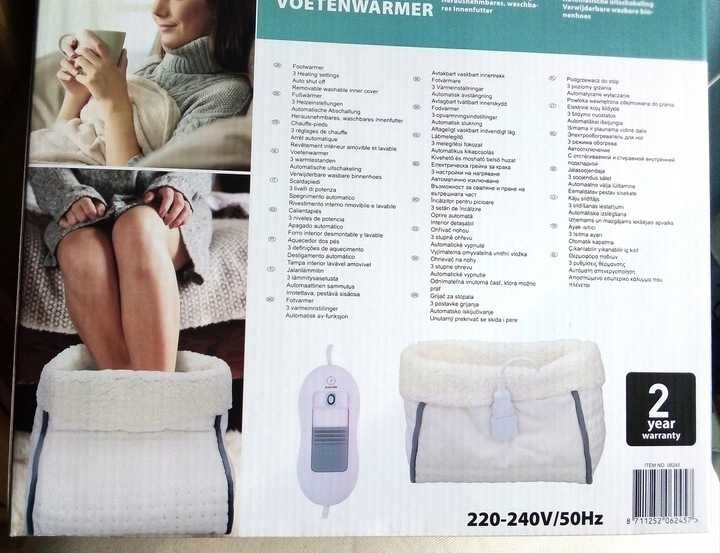 Ogrzewacz stóp elektryczny kapcie