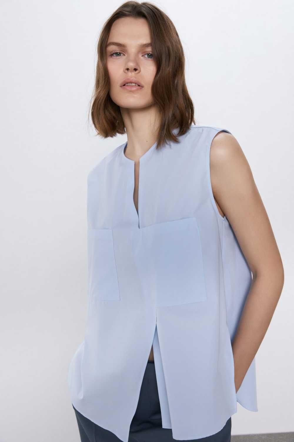 Блузка асиметрія нова,блузка zara,блуза свободного кроя,блуза