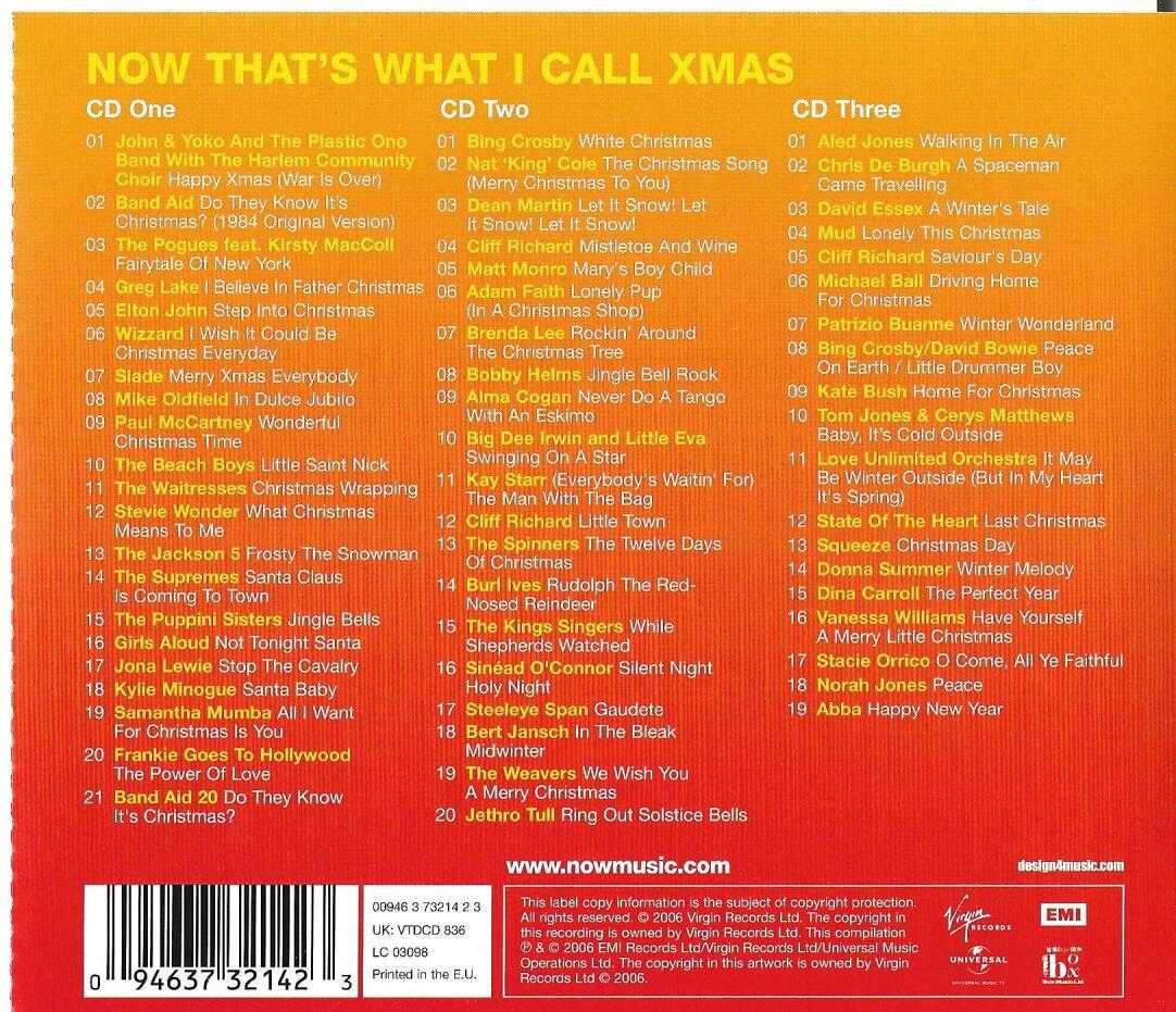 NOW That's What I Call Xmas (3 CD)