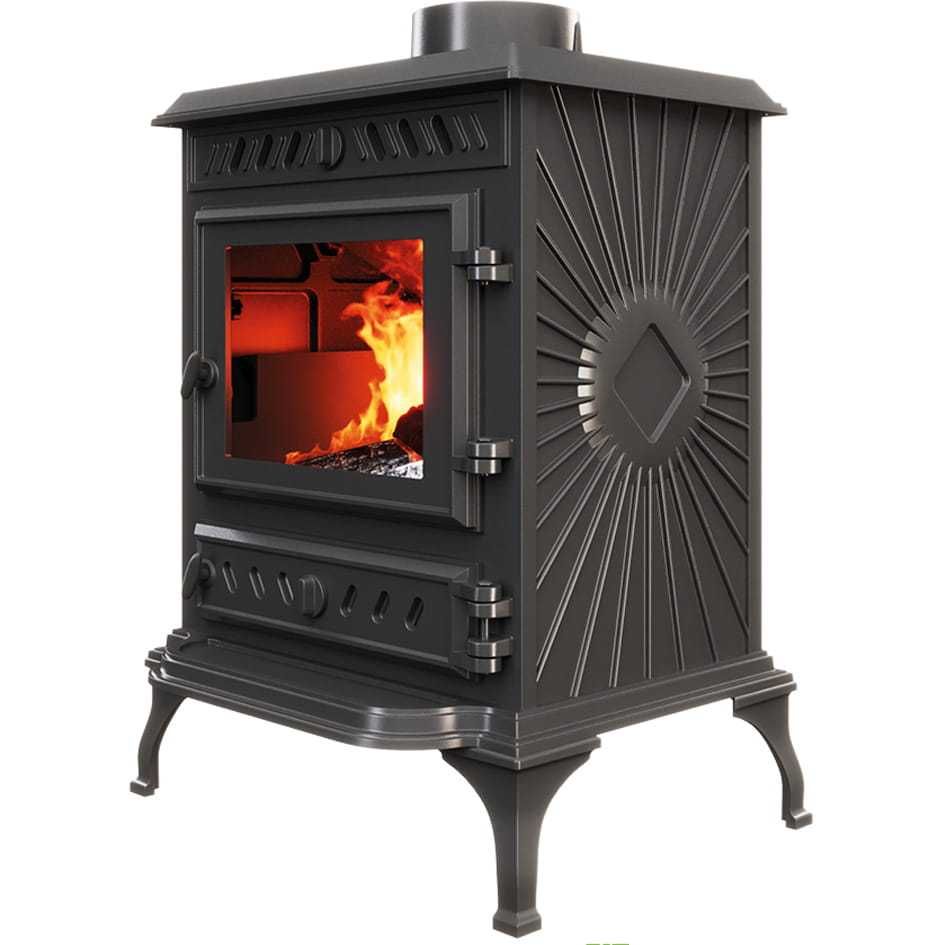Piec piecyk kominek żeliwny koza KAWMET P3 ECO 7,4 kW wolnostojący