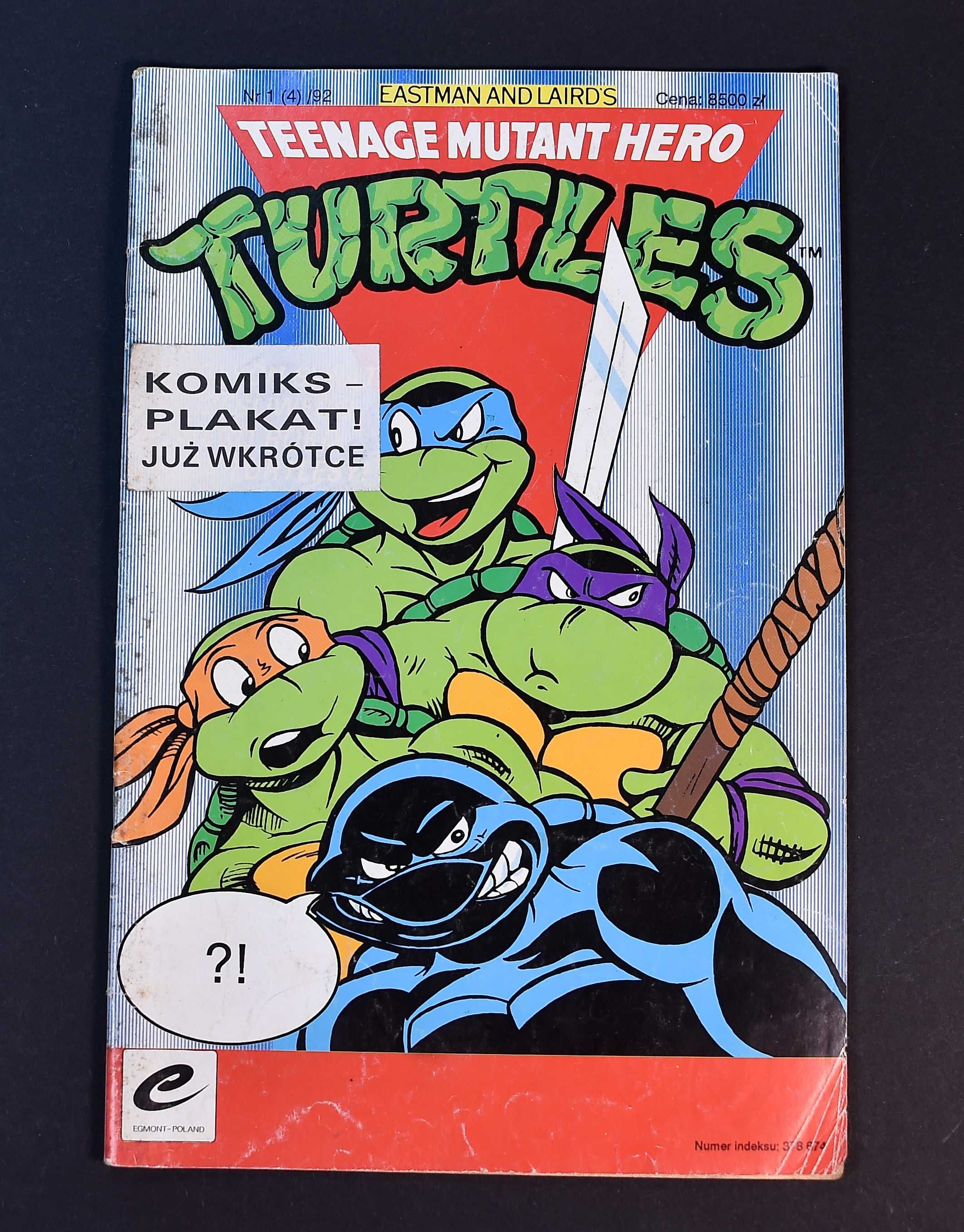 Komiks Turtles Żółwie Ninja 1(4)/92