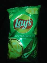 Czipsy Lay's orginalne green Onion