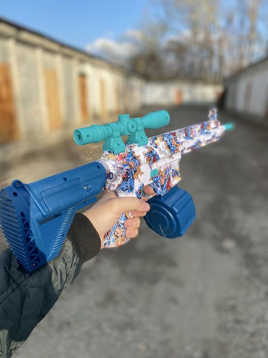 Водний автомат M416 акумулятор 7.4 V, usb-дріт, магазин 600мл