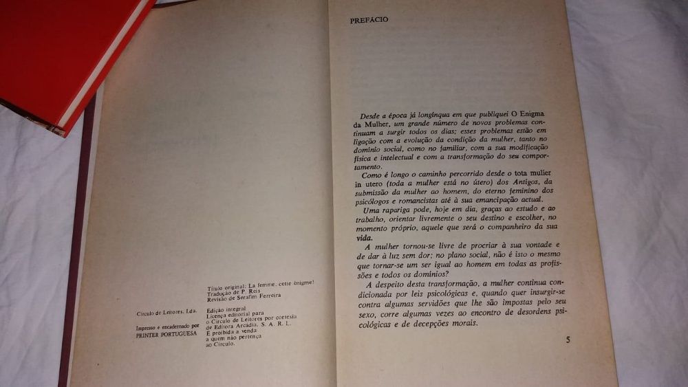 Livro "A mulher enigma psico-sexual" de Pierre Vachet