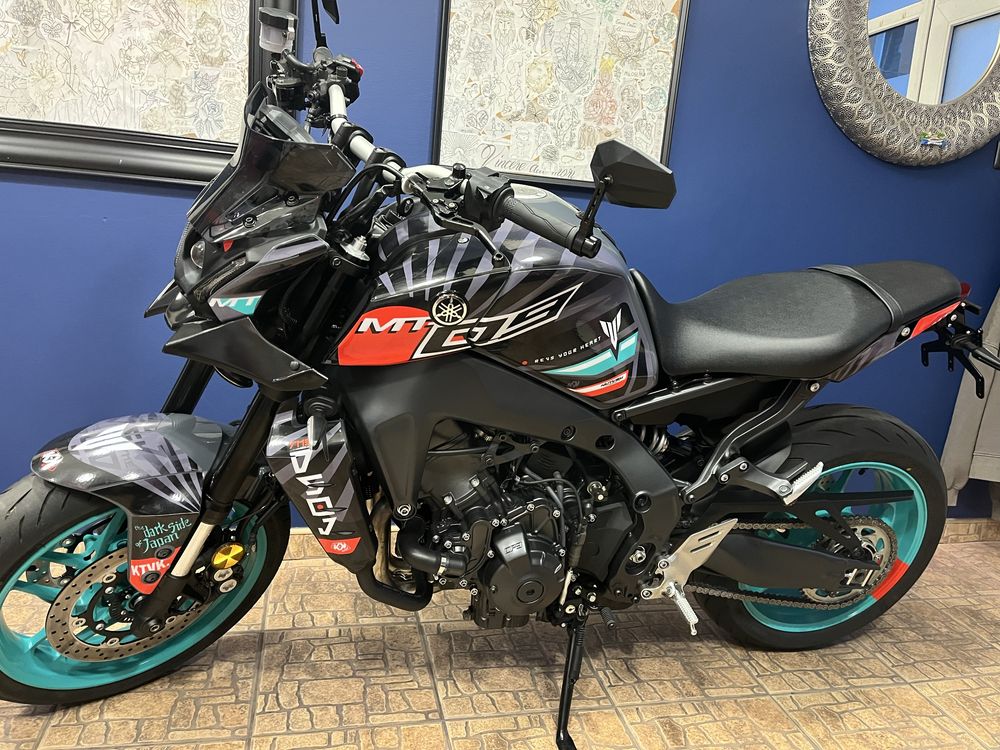 Yamaha MT9 cyklop na A2 Dark Side projekt wydech SC