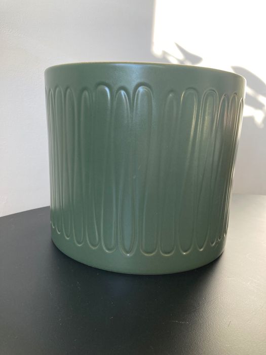 Duża zielona donica ciężka ikea