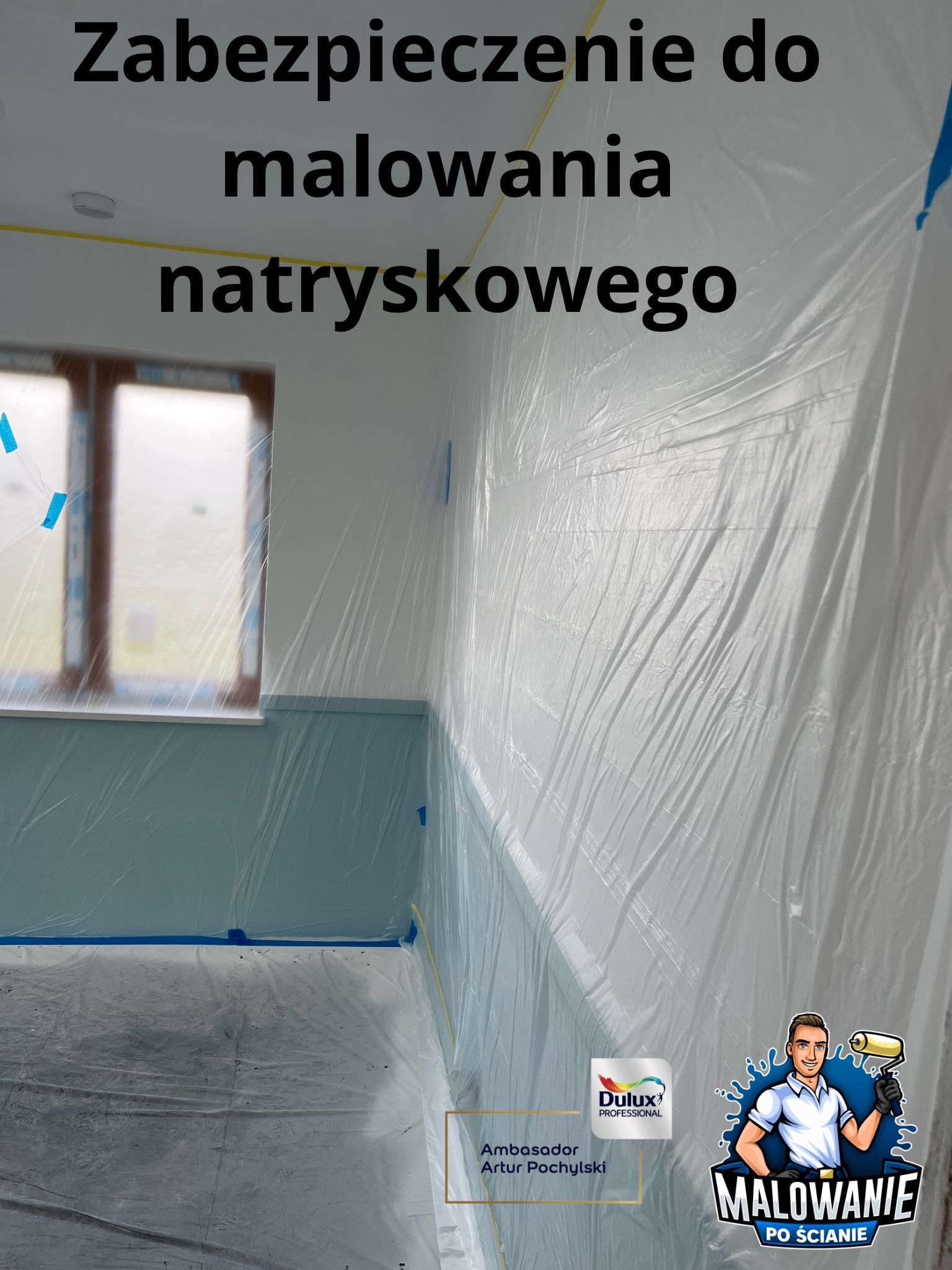 MALOWANIE natryskowe | agregatem Wagner Graco | MALARZ magazynów | HAL