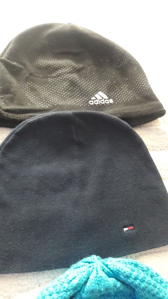 Czapka zimowa do biegania  na rower Tommy adidas real madryt
