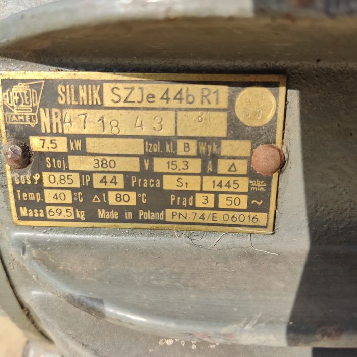 silnik elektryczny  Tamel 7,5 kw