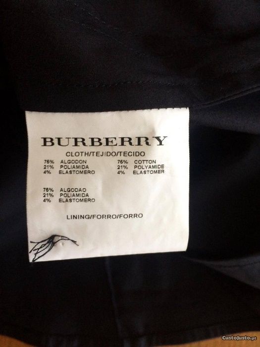 Camisa preta Burberry (original, tam 46)
