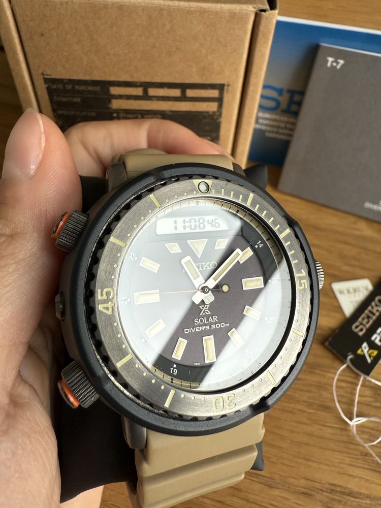 Zegarek męski Seiko Prospex Arnie Diver Solar SNJ029P1