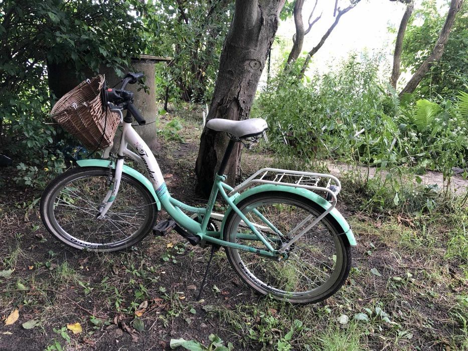 Rower z koszyczkiem