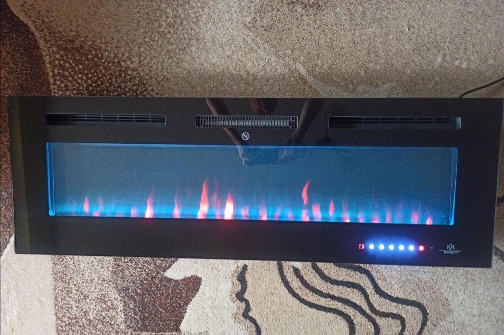 Kominek scienny elektryczny 3D