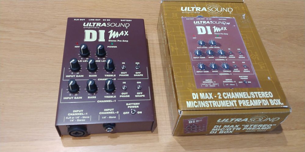 Ultrasound DI Max - stereo  Hi End dibox+preamp