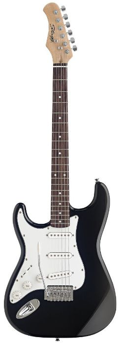 Stagg S 300 LH BK - gitara elektryczna, leworęczna