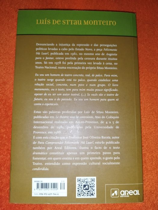 Livro "Felizmente há luar!"