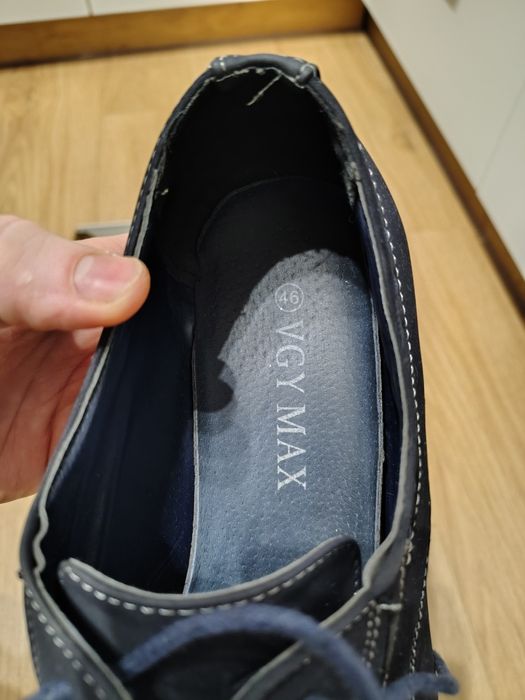 Buty eleganckie matowe czarne