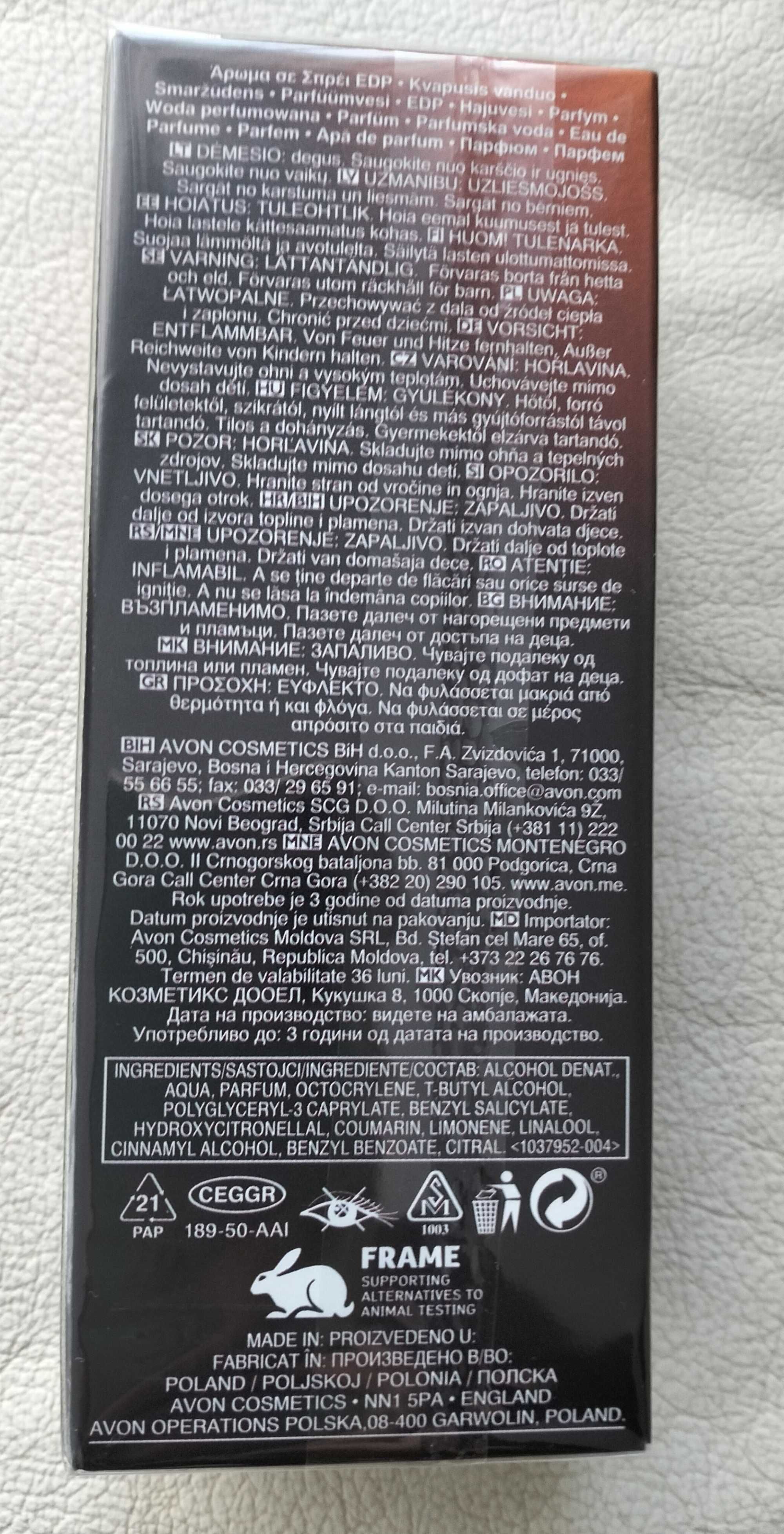 Woda perfumowana Atraction Awaken Avon dla niej.