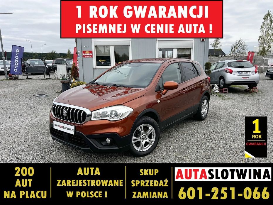 Suzuki SX4 S-Cross 1 ROK GWARANCJI W CENIE AUTA, Salon Polska, 1 wł. Benzyna, Super stan