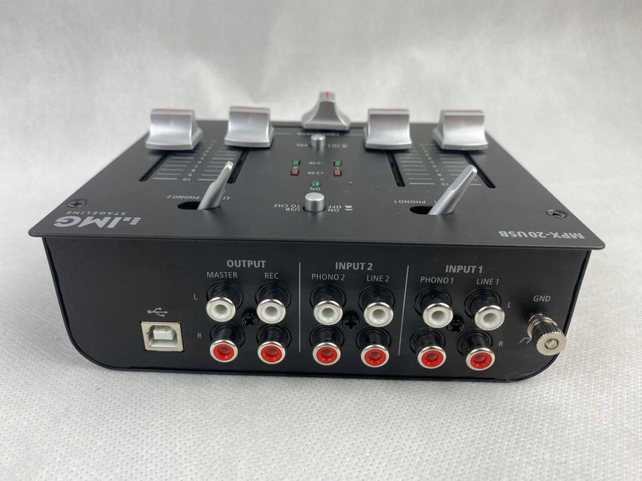 3-kanałowy mikser stereo IMG Stageline MPX-20USB Interfejs audio usb