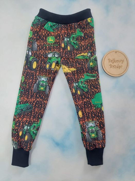 Spodnie dla chłopców traktorki John Deere Bawełna