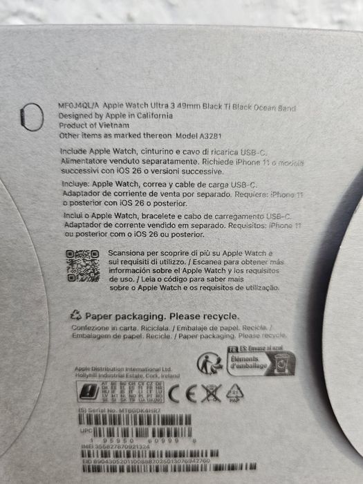 Apple  watch ultra 3