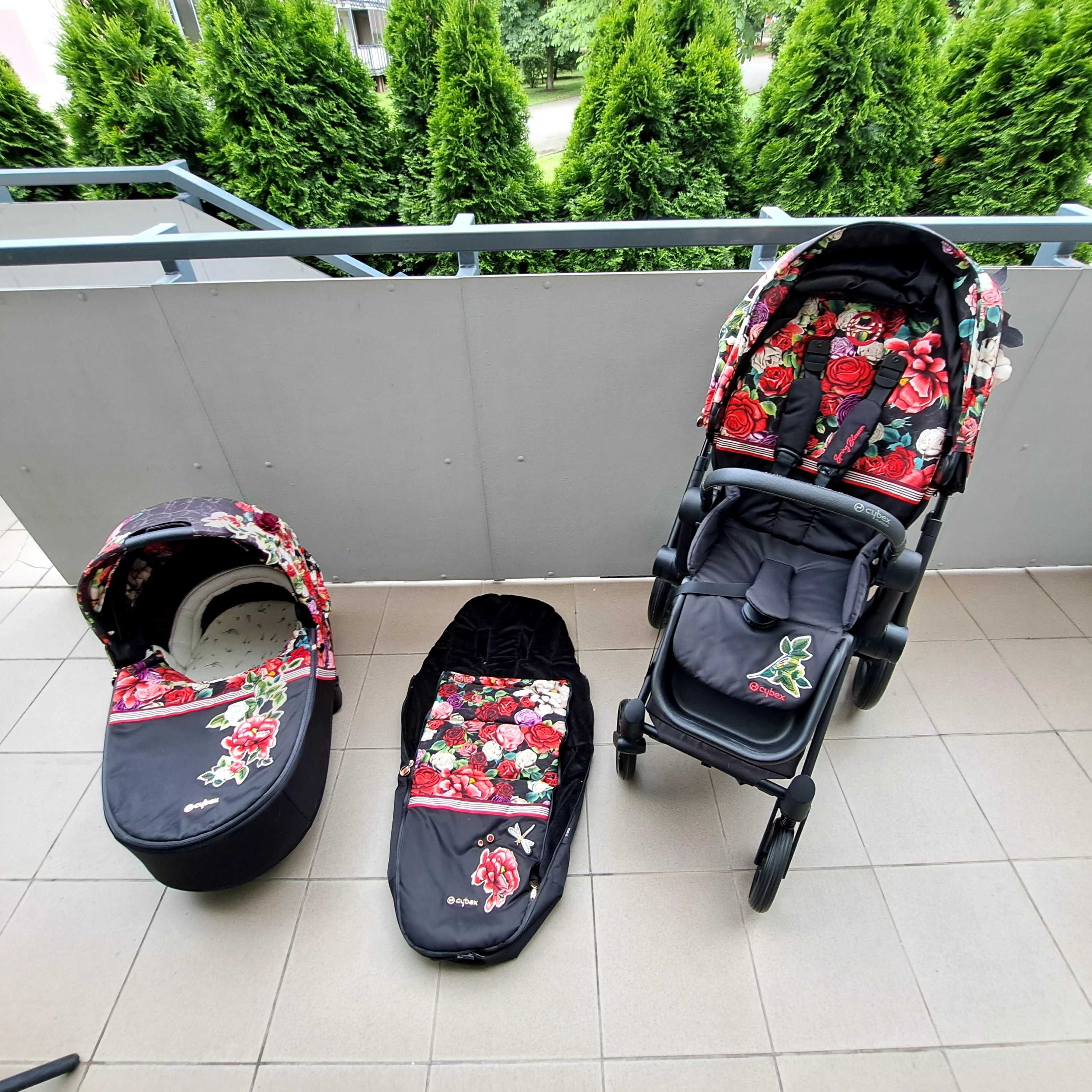 Wózek Cybex Priam 4.0 Spring Blossom Dark